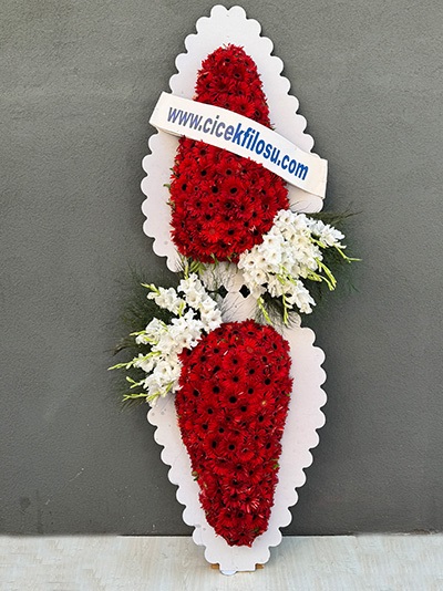 Kırmızı Beyaz Açılış Düğün Nikah Sepeti 2