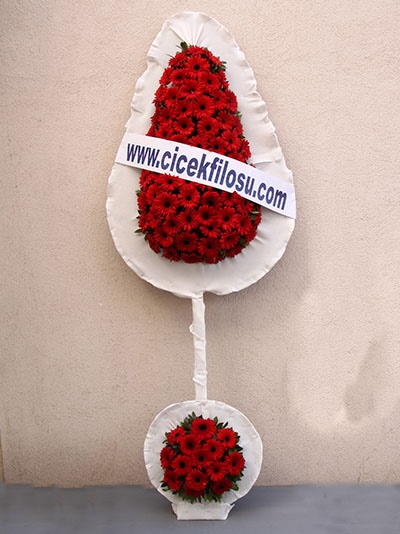 Tek Renk Kırmızı İkili Düğün Sepeti