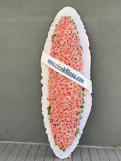 Pembe Gerbera Düğün Çelengi